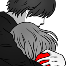 Manga couple in love - Special Edition sticker #14556808