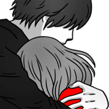 Manga couple in love - Special Edition sticker #14556808