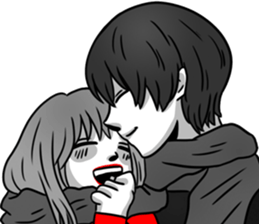 Manga couple in love - Special Edition sticker #14556810