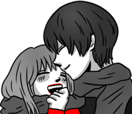 Manga couple in love - Special Edition sticker #14556810