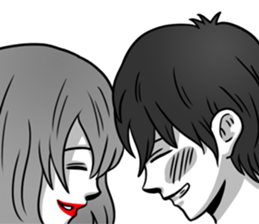 Manga couple in love - Special Edition sticker #14556812