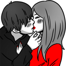 Manga couple in love - Special Edition sticker #14556814