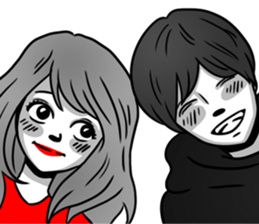Manga couple in love - Special Edition sticker #14556815