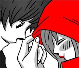 Manga couple in love - Special Edition sticker #14556816