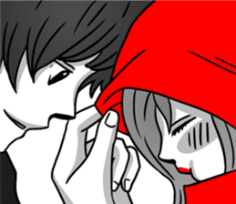 Manga couple in love - Special Edition sticker #14556816