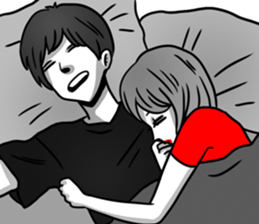 Manga couple in love - Special Edition sticker #14556819