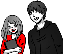 Manga couple in love - Special Edition sticker #14556822