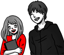 Manga couple in love - Special Edition sticker #14556822