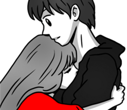 Manga couple in love - Special Edition sticker #14556823