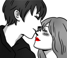 Manga couple in love - Special Edition sticker #14556824