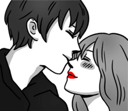 Manga couple in love - Special Edition sticker #14556824