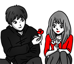 Manga couple in love - Special Edition sticker #14556831