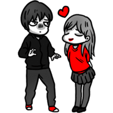 Manga couple in love - Special Edition sticker #14556832