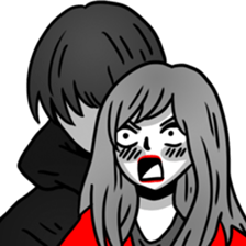 Manga couple in love - Special Edition sticker #14556833