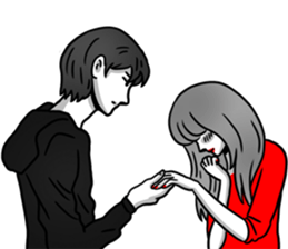 Manga couple in love - Special Edition sticker #14556834