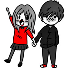 Manga couple in love - Special Edition sticker #14556835