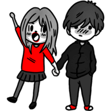 Manga couple in love - Special Edition sticker #14556835