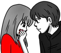 Manga couple in love - Special Edition sticker #14556836