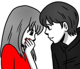 Manga couple in love - Special Edition sticker #14556836