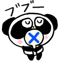 Pretty panda P-chan4 sticker #14556953