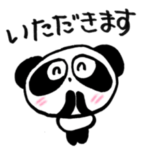 Pretty panda P-chan4 sticker #14556954