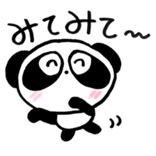 Pretty panda P-chan4 sticker #14556962