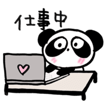 Pretty panda P-chan4 sticker #14556966