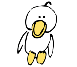 stupid duck sticker #14557287