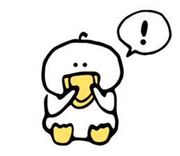 stupid duck sticker #14557290