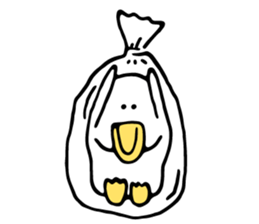 stupid duck sticker #14557292