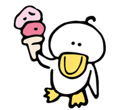 stupid duck sticker #14557293