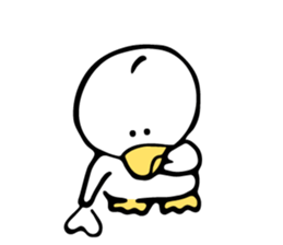 stupid duck sticker #14557294