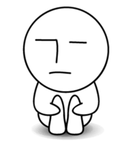 Silent Guy sticker #14557310