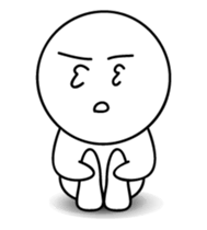 Silent Guy sticker #14557313