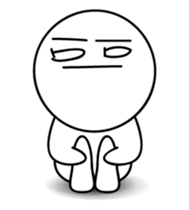 Silent Guy sticker #14557315