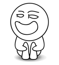 Silent Guy sticker #14557317