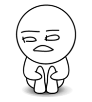 Silent Guy sticker #14557319