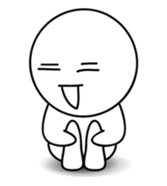 Silent Guy sticker #14557320