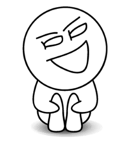 Silent Guy sticker #14557321