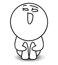 Silent Guy sticker #14557323