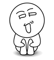 Silent Guy sticker #14557325