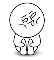 Silent Guy sticker #14557326