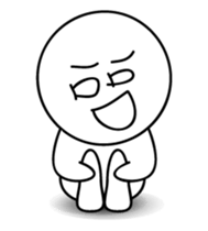 Silent Guy sticker #14557327