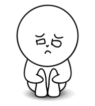 Silent Guy sticker #14557329