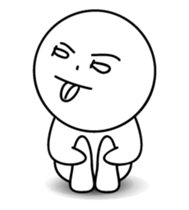 Silent Guy sticker #14557330