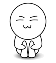 Silent Guy sticker #14557332