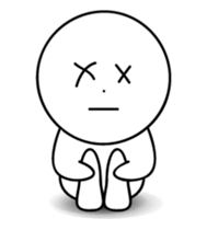 Silent Guy sticker #14557333