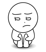 Silent Guy sticker #14557335