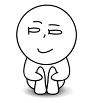 Silent Guy sticker #14557336