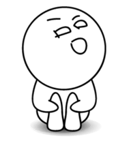 Silent Guy sticker #14557337